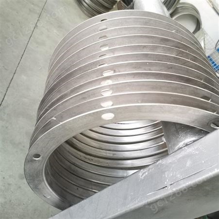 2mm不锈钢法兰风管连接大世界定制304不锈钢钢带圆风管法兰