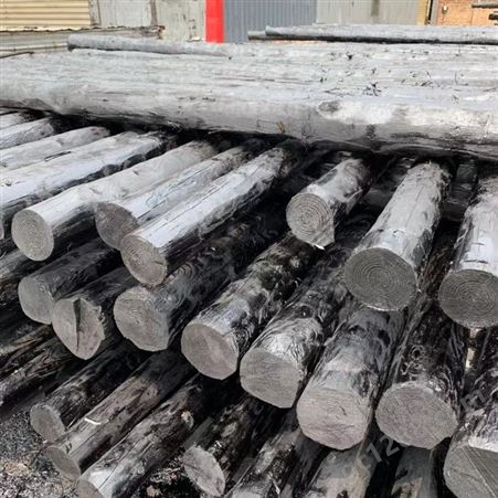 盛金源 供应 油木杆 9米  油炸杆 通信木杆 防腐木杆 生产范围：7米