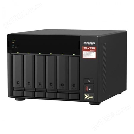 威联通(QNAP)网络存储器NAS企业级TS-673A 标配机型 文件服务器 数据备份六盘位储存 TS-673A-8G