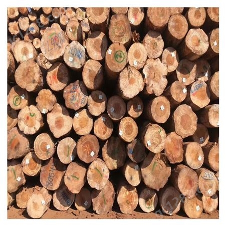 湖北木材加工  松木杆木棍 木料加工 树木支撑杆批发