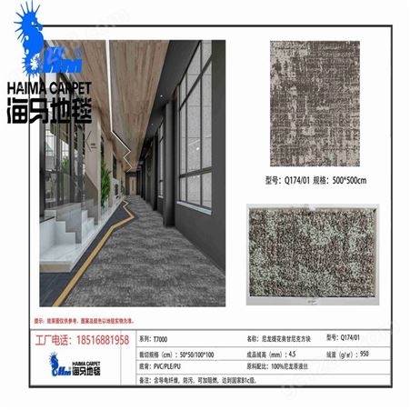 海馬地毯厂家地址 Q176/O3 T7000 地毯价格