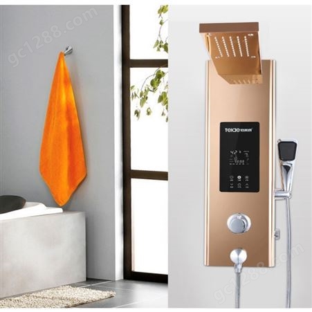 特莱得TLD-Q4-85集成淋浴屏电热水器 花洒套装家用全铜增压喷头洗澡沐浴器