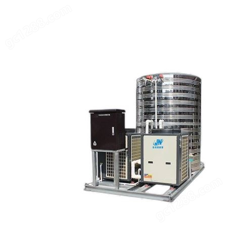 空气能商用一体机6P6T金诺空气能商用一体机6P6吨5吨热泵热水工程保温水箱