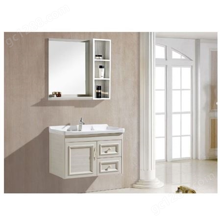 百和美整体全铝浴室柜 落地式组合洗衣机浴室柜 铝板材制造
