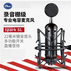 罗技Blue Spark SL火花网络K歌YY主播设备电容麦克风录音话筒
