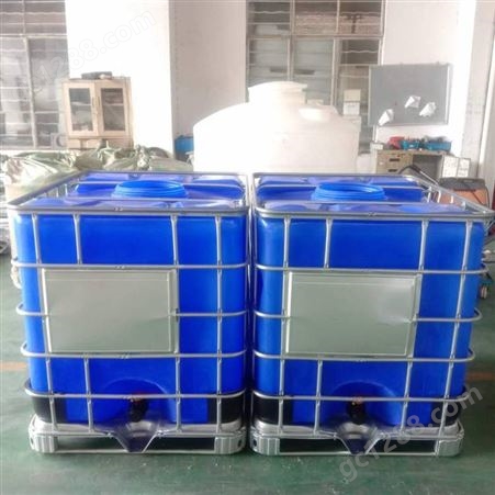 新疆 食品级1000升大口吨桶 塑料方桶 1立方涂料储存桶