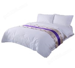 酒店布草6080床品四件套全棉可定制床单被套枕套 支持定制