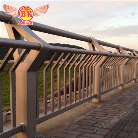 宝坤 不锈钢景观桥梁护栏 人行道防撞栏杆 隔离镀锌钢管