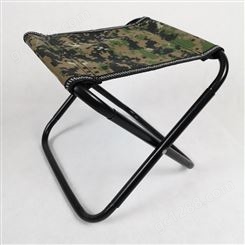 碳钢折叠迷彩口袋凳便携式折叠凳伸缩式折叠凳休闲写生凳碳钢帆布折叠马扎