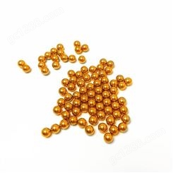 钢球厂供应开关实心铜球铜珠导电钢球_康达钢珠