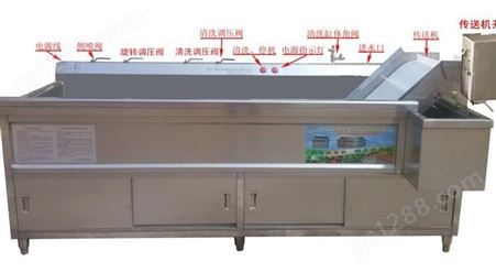 QXL2440单级自动连续式洗菜机-专业生产各种机型-型号齐全