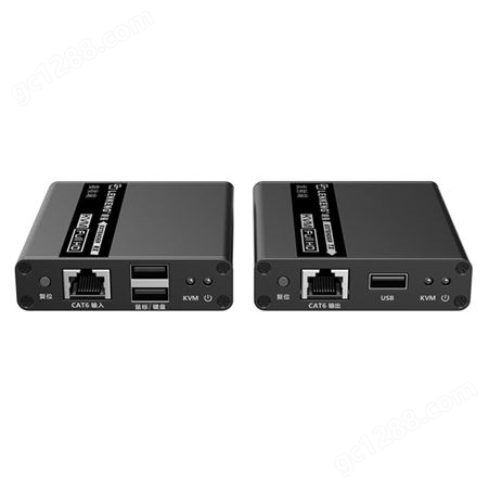 HDMI KVM网线延长器 70米网线传输器KVM传输器带USB键鼠