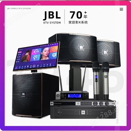 JBL音响Pasion家庭KTV10寸原装旗舰版4.1  Pasion10*4只+JBL麦克风+JB