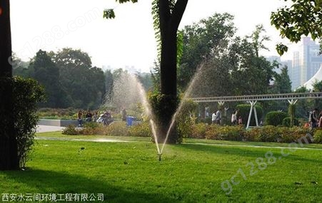 陕西草坪自动喷灌设备 节水灌溉绿化喷淋系统安装