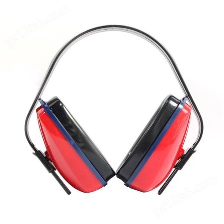 3M耳罩1425防噪音耳罩睡眠用降噪防呼噜学习用隔音耳机红色