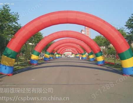 充气大气球 彩虹门定制 弧形拱桥 企业定制服务