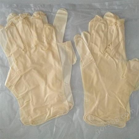 一次性防酸碱不含氧化剂9寸12寸麻面光面天然乳胶手套