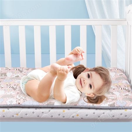 毛毛雨 儿童床垫新款上市  儿童宝宝幼儿园入园纯棉床垫 小褥子 可水洗 婴儿床褥硬垫