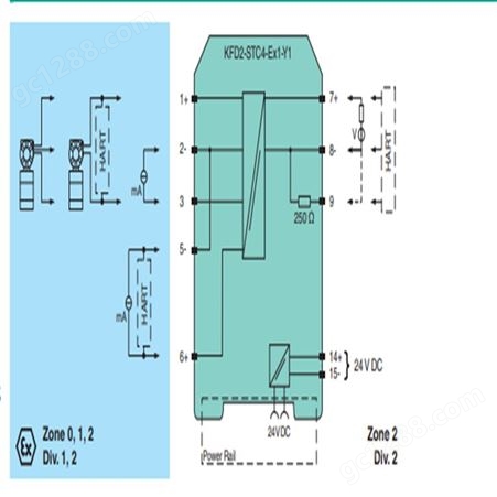 P+F 倍加福 SMART 发射器电源，输出电流吸收器 KFD2-STC4-Ex1-Y1 屯田自控原装现货