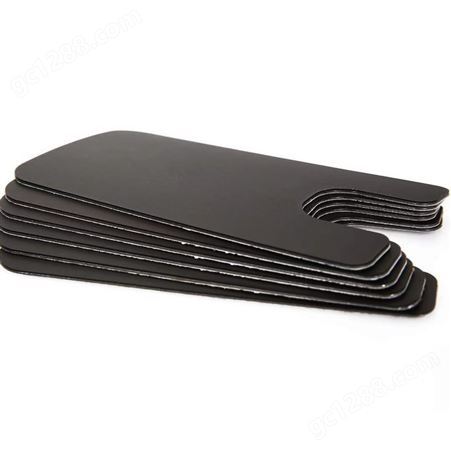 U形网格橡胶脚垫 家具电器异型硅胶垫片 厂家定制黑色橡胶垫