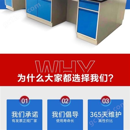 广州市不锈钢实验台 化学实验室仪器台 钢木实验台生产厂家定制