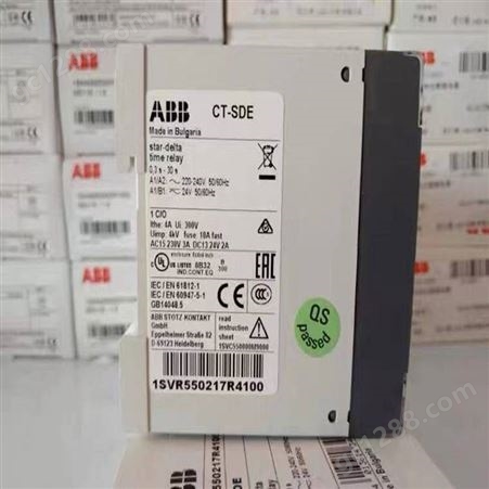 ABB时间继电器CM/CT-MFE-ERE-MVS-SRS-ESS多功能电压监控器