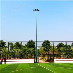 阿拉尔足球场灯杆 10至15米灯杆定制 内外镀锌抗风防腐