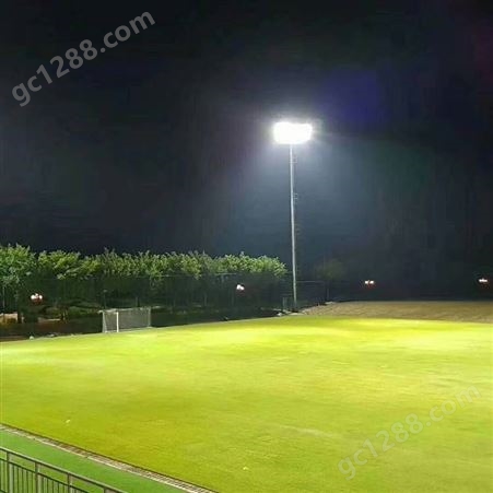 绥化市室外足球场照明灯杆 锥形10米高度 优格体育照明