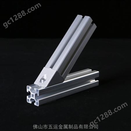 铝型材框架 12.MM厚铝平开门 工业铝型材 五运