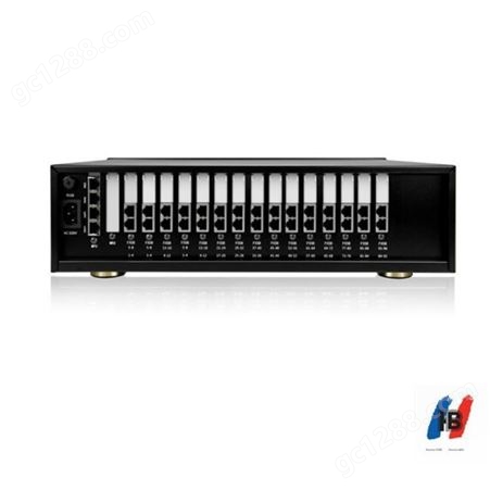 国威 HB300 IPPBX IP语音交换机 VOIP网络8进16出288SIP分机