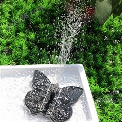 太阳能蝴蝶型喷泉微型景观水泵喷泉户外 太阳能蝴蝶型喷泉亚马逊卖品