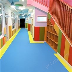 纯色同质透心塑胶地板 纯色通体地板 办公室塑胶地板 幼儿园防滑pvc地板