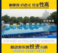 北京亚图卓凡生产厂家定做大型儿童充气支架游泳池