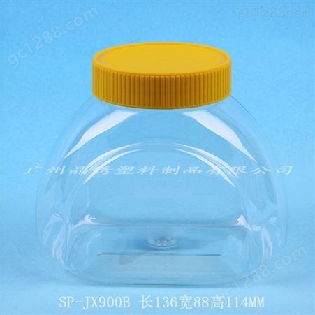 豆瓣酱瓶黄豆酱瓶酱料瓶pet塑料瓶晶绣供应900ml可开模定制