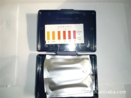 现货锌离子 浓度快速测试盒 /锌离子比色盒0.05-10mg/L 灿孚 CFX-B